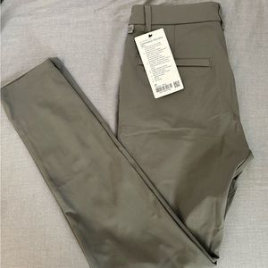Lululemon commission pants, 28” waist, 32” length: grey sage